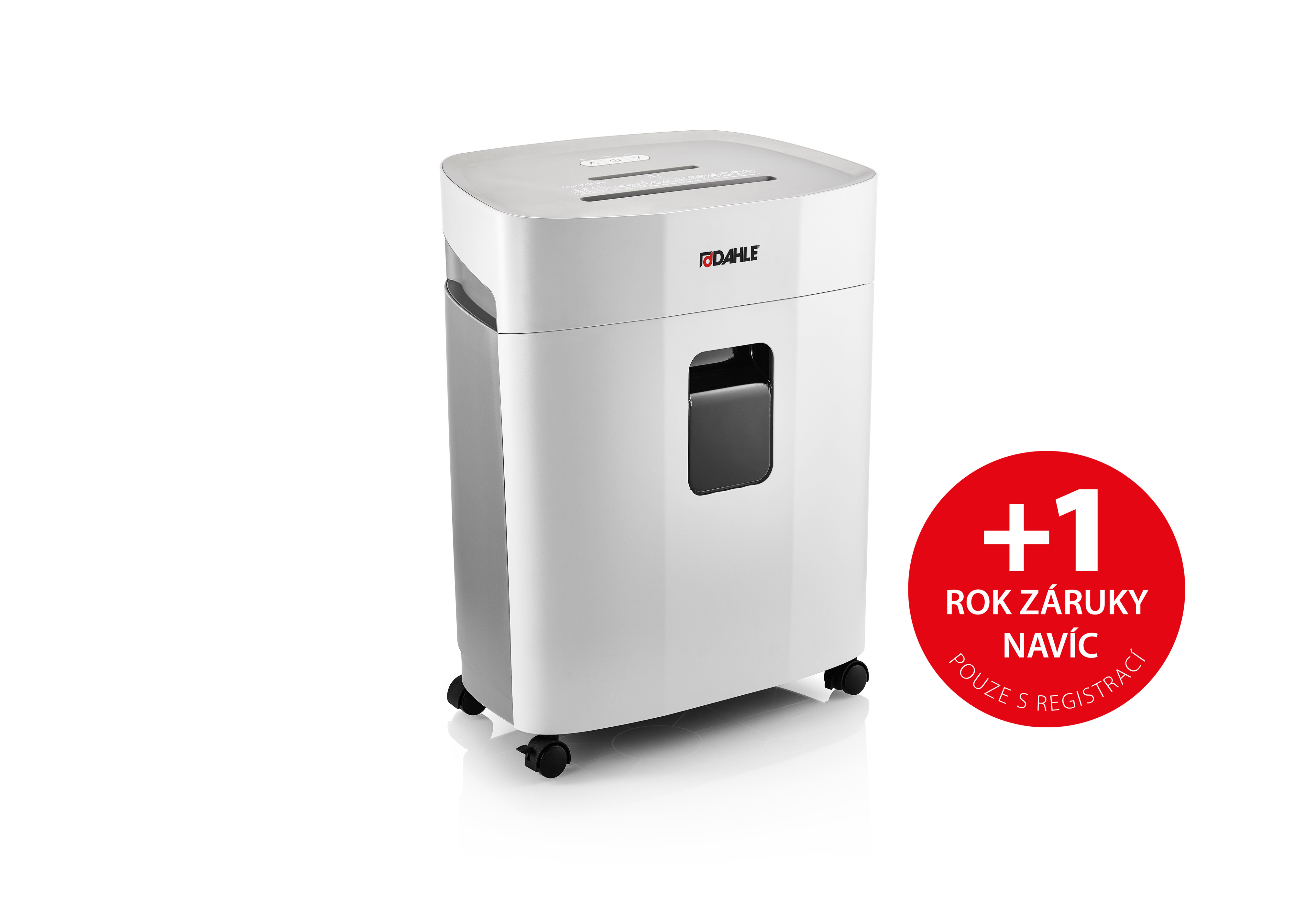 Skartovač DAHLE PaperSAFE® 240, 10 listů, 4 x 12 mm, 25 l