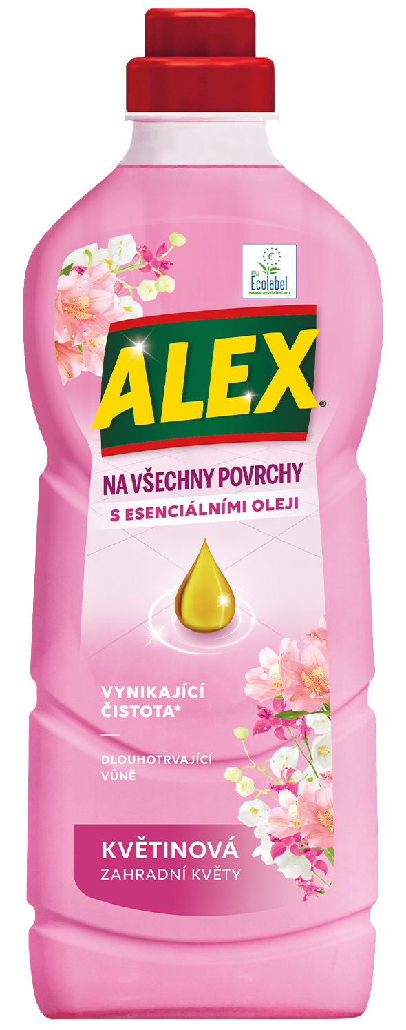 ALEX - čistič na všechny povrchy, 1 l, zahradní květy