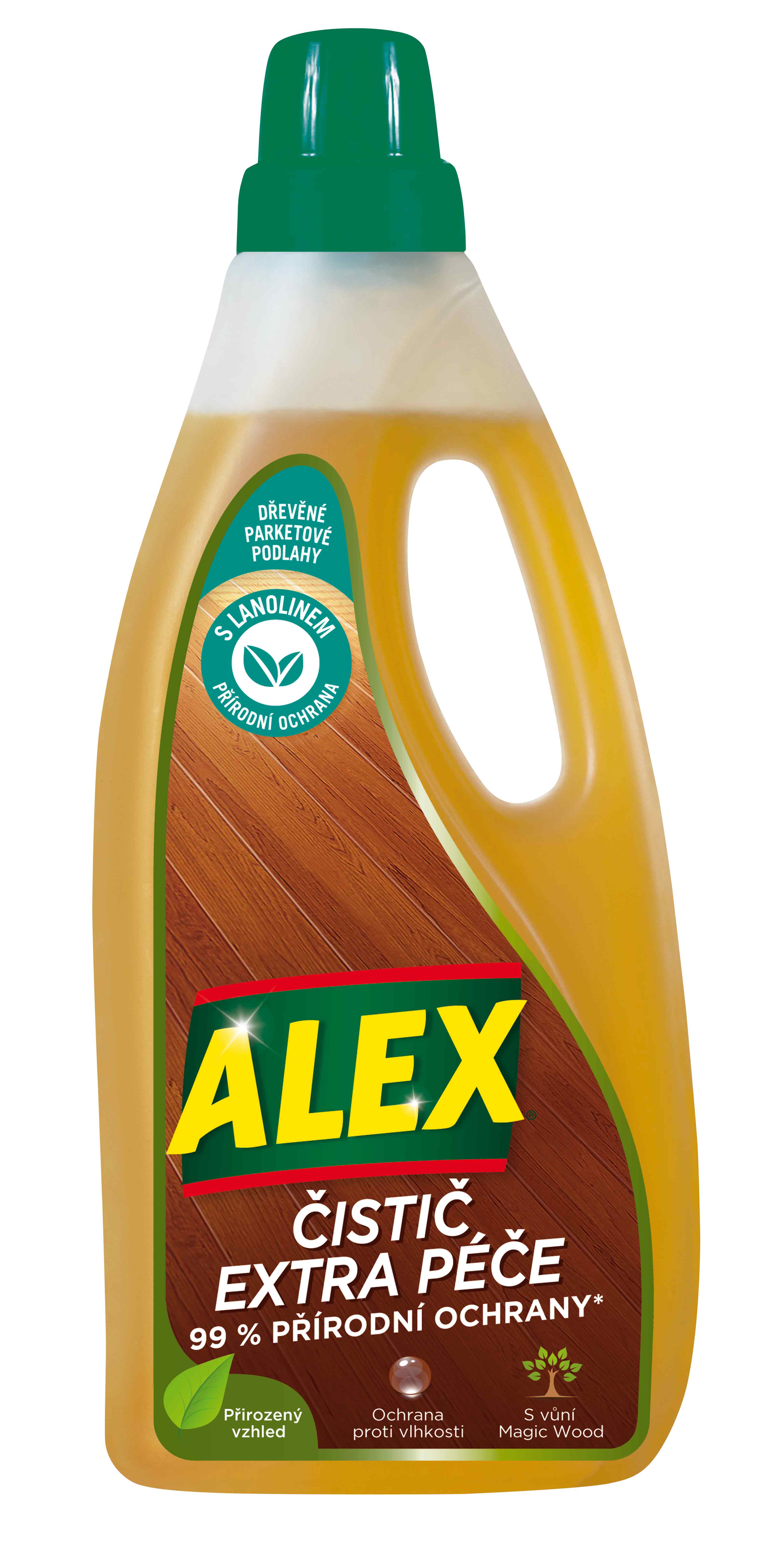 ALEX čistič extra péče a ochrana na dřevo 750ml