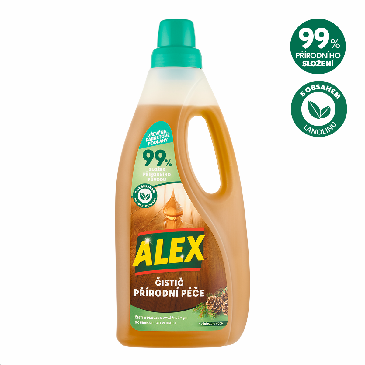 ALEX čistič extra péče a ochrana na dřevo 750ml