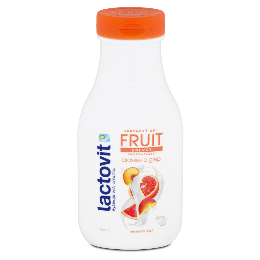 Lactovit sprchový gel Fruit broskev a grep 300ml