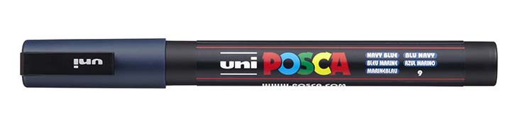 Popisovač akrylový POSCA PC-3M námořní modř 0,9 - 1,3mm