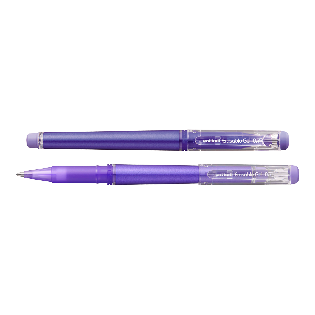 Gumovatelné pero s víčkem UNI UF-222, 0,7 mm fialové