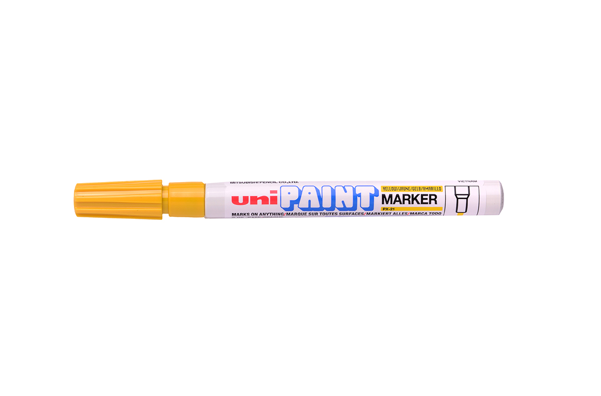 Popisovač lakový PX-21 PAINT FINE 0,8-1,2 mm žlutý