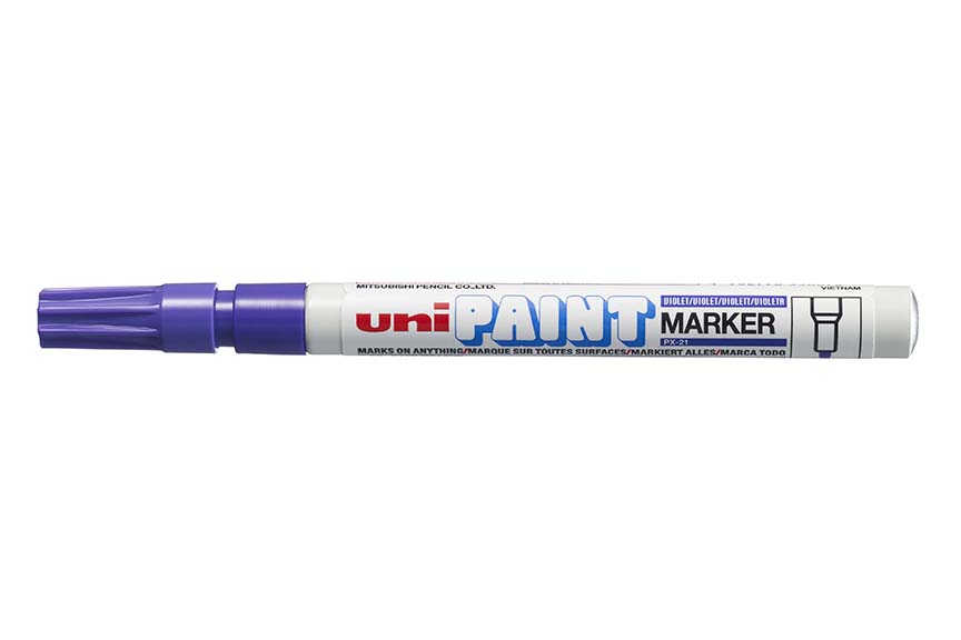 Popisovač lakový PX-21 PAINT FINE 0,8-1,2 mm fialový