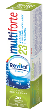 Revital Multi forte 20 tablet tropické ovoce