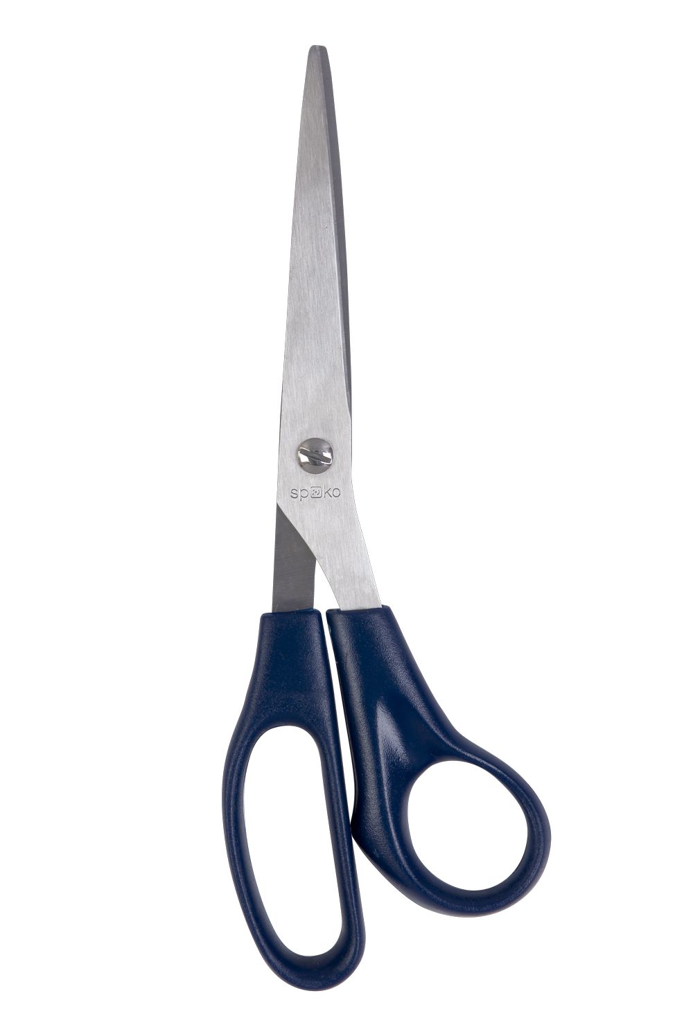 Nůžky kancelářské Spoko Economy, 21 cm, asymetrické, tmavě modré