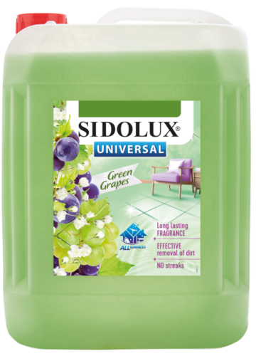 Sidolux univerzální čistič na všechny povrchy a podlahy 5l Green grapes - zelený