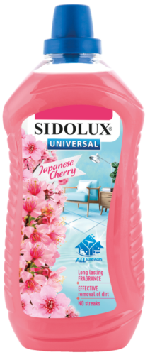 Sidolux univerzální čistič na všechny povrchy a podlahy 1l Japanese cherry - růžový