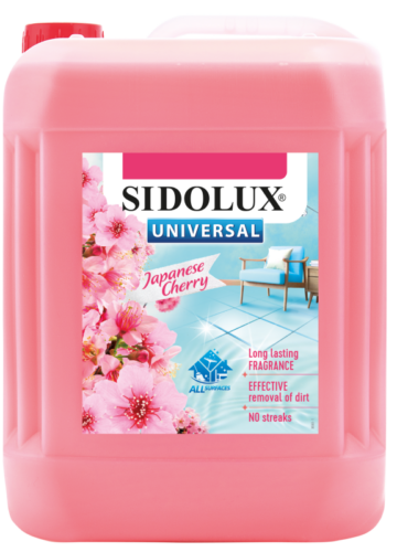 Sidolux univerzální čistič na všechny povrchy a podlahy 5l Japanese cherry - růžový