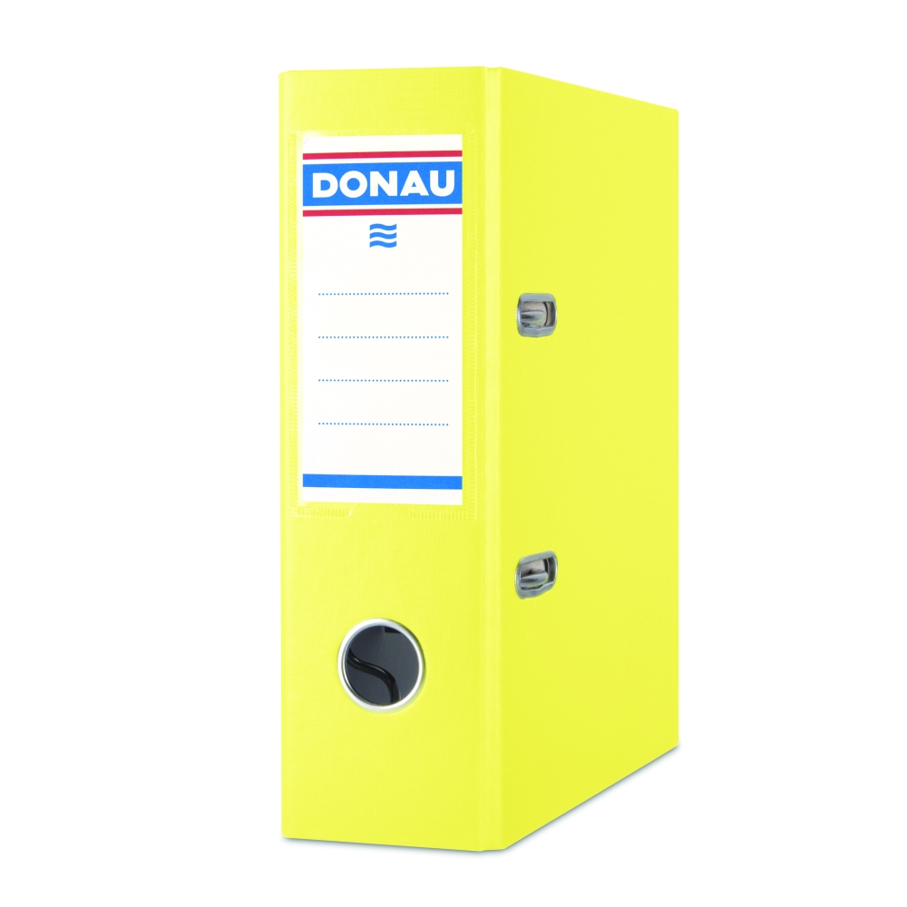 DONAU pákový pořadač Master, A5 / 75 mm, PP, žlutý