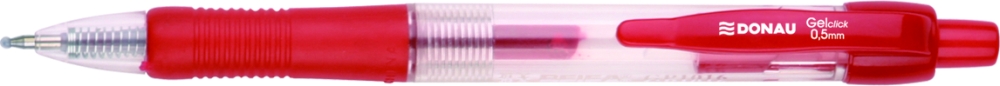 Gelový roller Donau 0,5 mm , červený / 1 ks