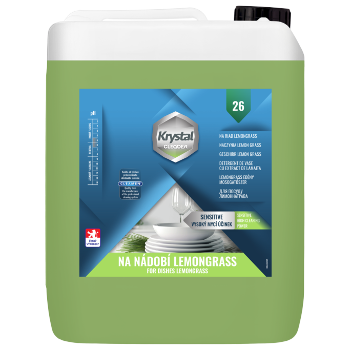 Krystal na nádobí 5l Lemongrass