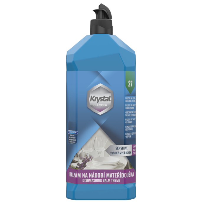 Krystal balzám na nádobí 750ml mateřídouška