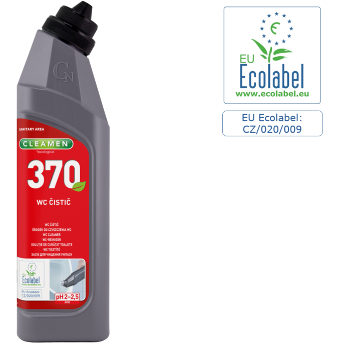 CLEAMEN 370 WC čistič 750ml Ecolabel