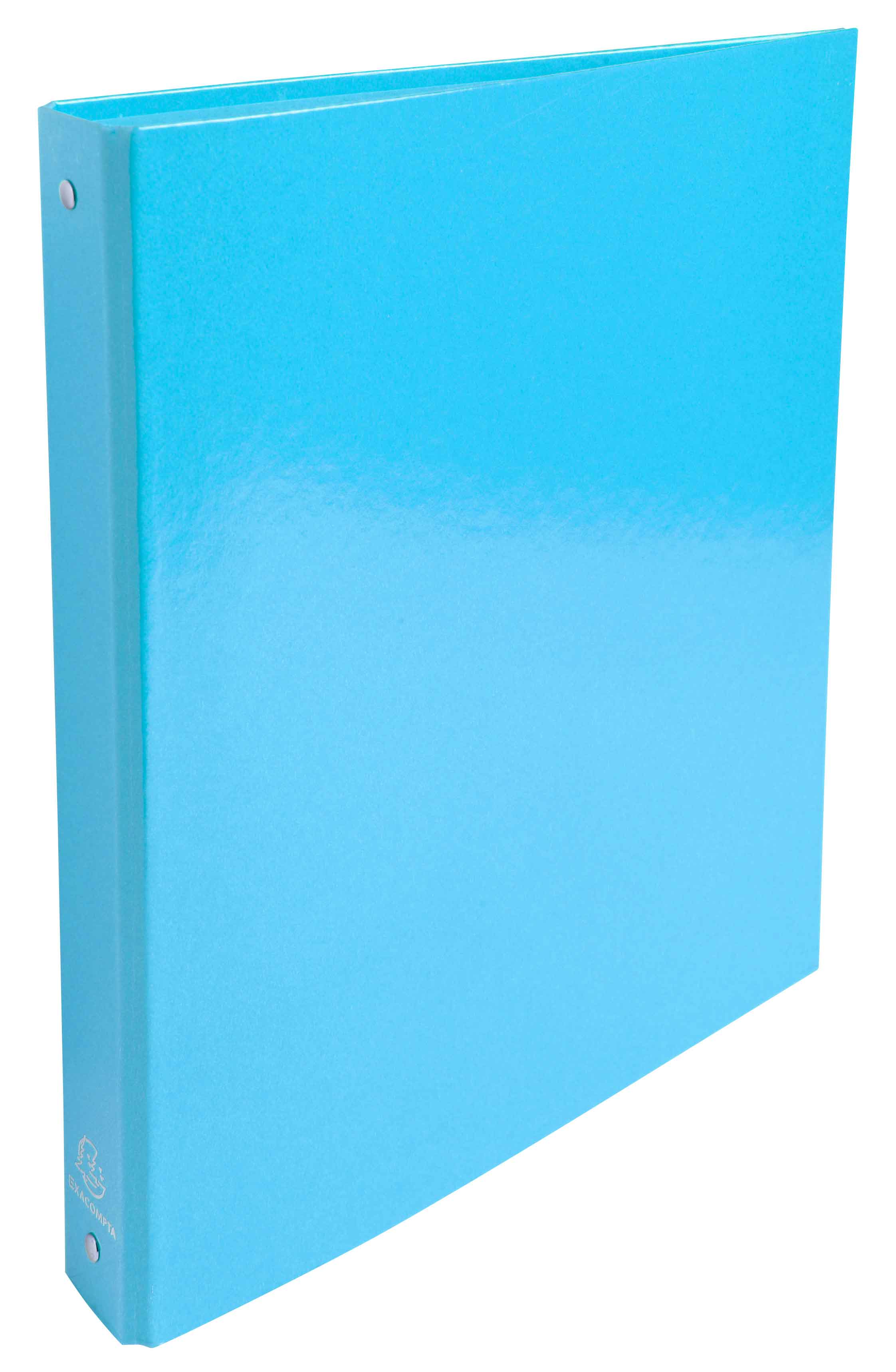 Pořadač 4-kroužkový Exacompta A4 maxi 4 cm světle modrý