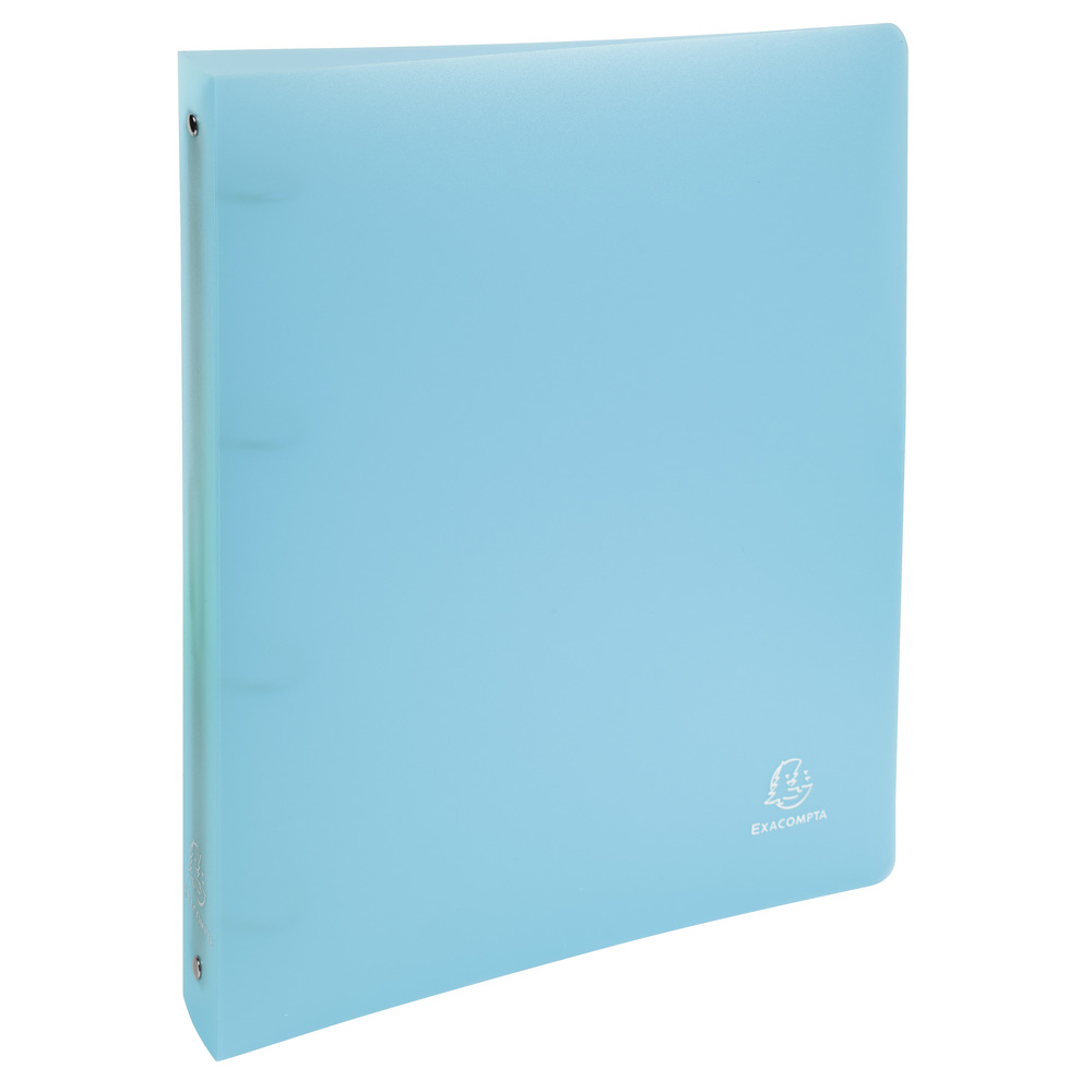 Pořadač 4-kroužkový A4 maxi Exacompta 4 cm pastel modrý