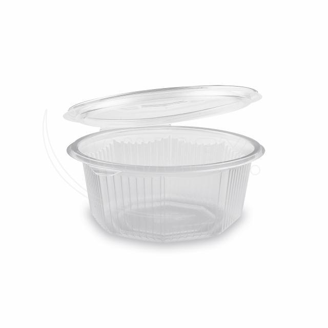 Miska osmiboká průhledná s víčkem 750ml/50ks