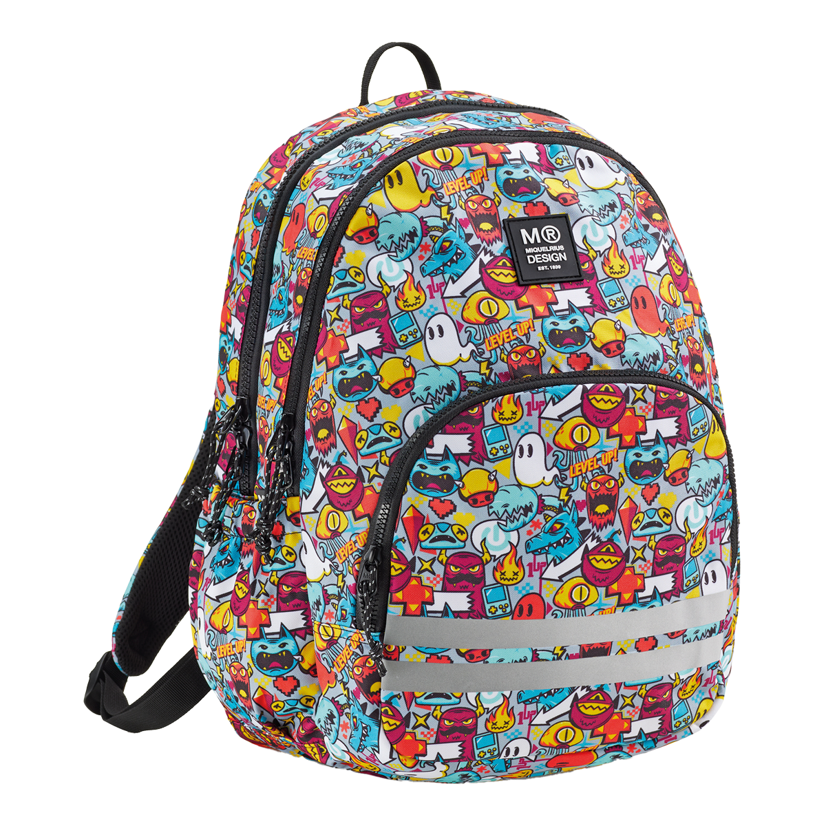 Miquelrius batoh Level Up, Triple Oslo, 27 l, rPET, 3 kapsy