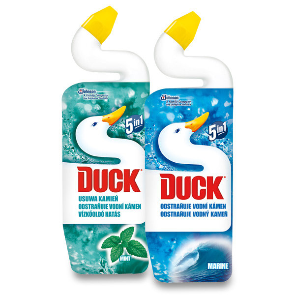 WC čistič toalet Duck 5 v 1 Fresh 750 ml