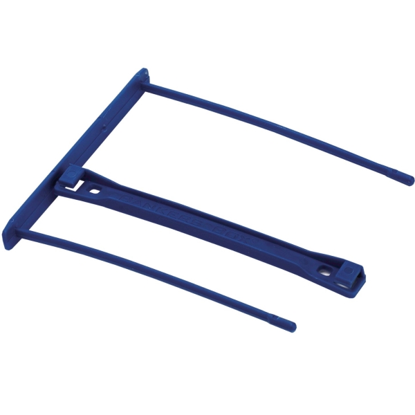 Spona archivační Fellowes PRO s přenašečem, délka 100 mm /50 ks modrá