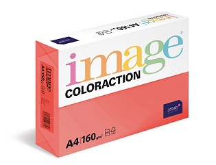 Papír kopírovací Coloraction A4 160g/ 250 listů červená