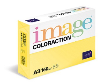 Papír kopírovací Coloraction A4 160g/ 250 listů žlutá sytá