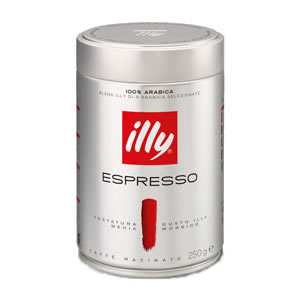 Káva Illy středně pražená MLETÁ 250 g