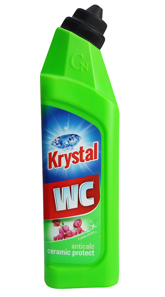 Krystal WC čistič na keramiku s ochranou 750 ml zelený