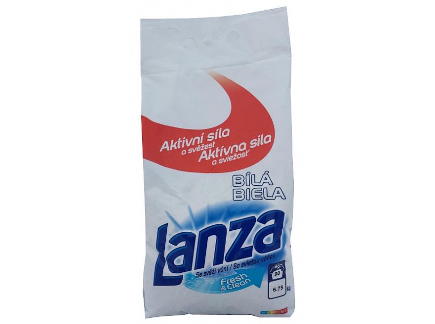 Prací prášek LANZA bílá 90 - 100 PD 6,3 kg / 7,5 kg JIŽ NENÍ V PRODEJI OBJEDNÁVEJTE 7422.01