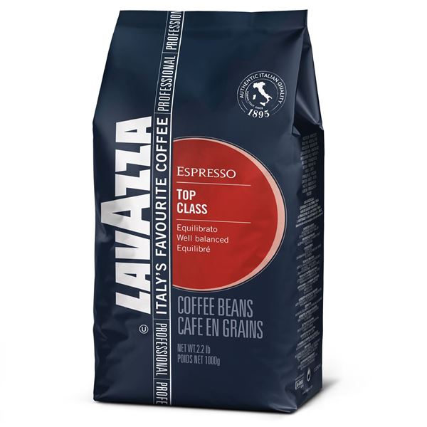 Káva Lavazza TOP Class zrnková 1kg výrazné chuti