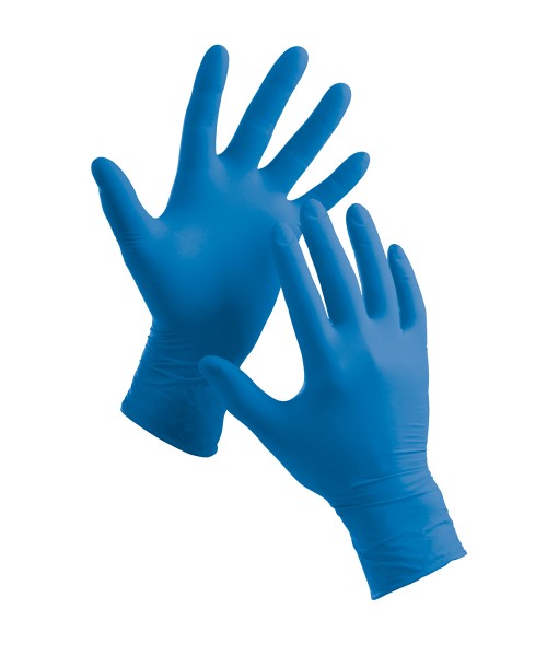 Rukavice nitril modré "XL"100ks jednorázové
