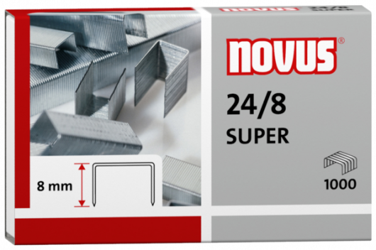 Jehly/drátky do sešívačky NOVUS 24/8 - do 50 listů SUPER
