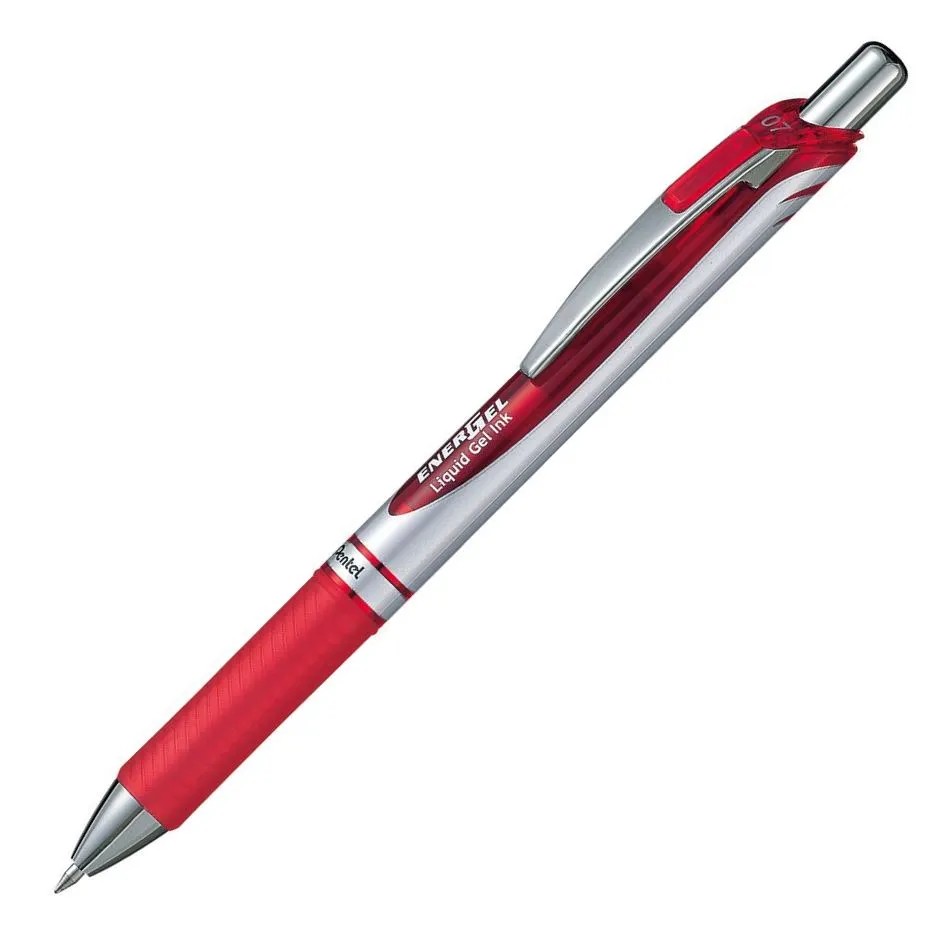 Pero gelové PENTEL BL77 EnerGel červené 0.7mm