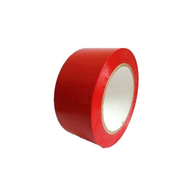 Lepicí páska podlahová 100 mm x 33 m červená PVC