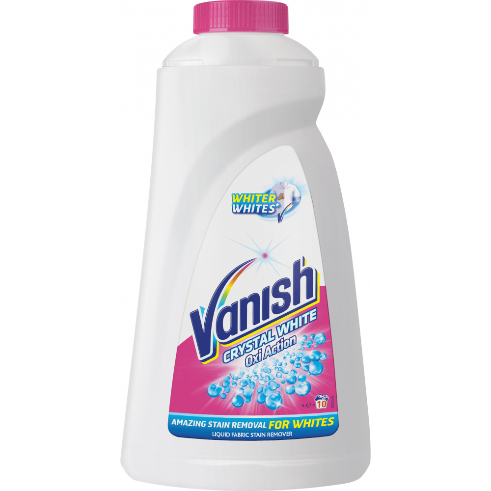 Vanish Oxi Action Crystal White tekutý odstraňovač skvrn, 1 l