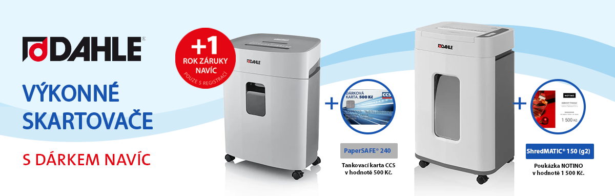 Dahle, výkonné skartovače